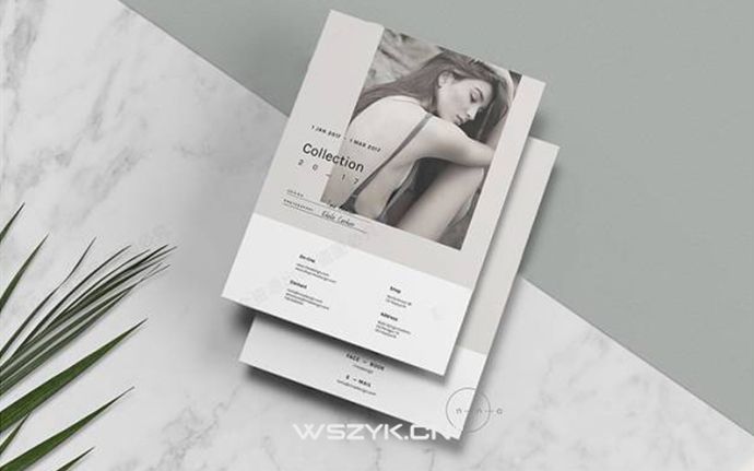 欧美时尚杂志内页PSD模板素材，看一眼就被吸引住了（230305）