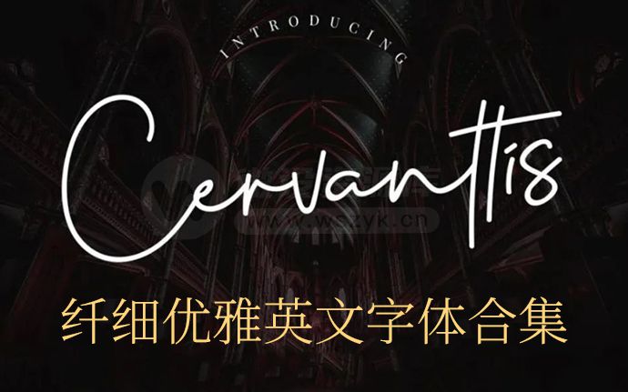 10款纤细优雅手写英文字体整理合集下载，可免费商用（230314）