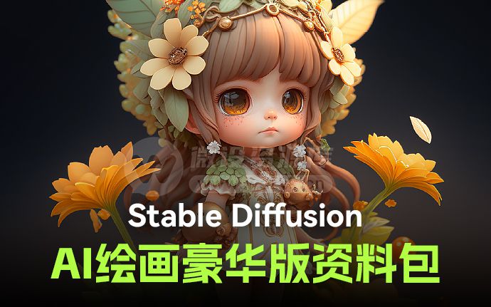 最新整理！AI绘画神器 Stable Diffusion 豪华版资料包（230408）