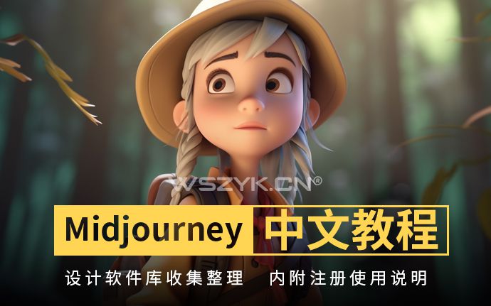 AI绘画Midjourney中文视频教程来了！附注册使用流程说明！（230608）