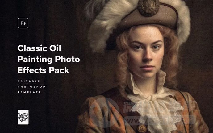 国外经典复古油画效果PS样机来啦！赶紧收藏一波（240601）