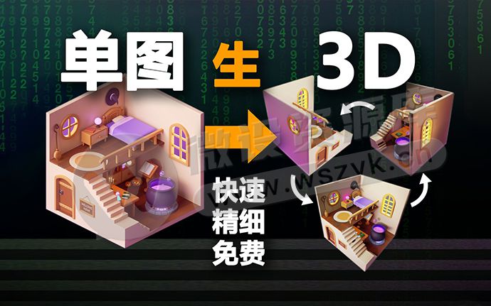 建模师慌了，AI生成3D模型工具诞生了~附整合包下载（250324）
